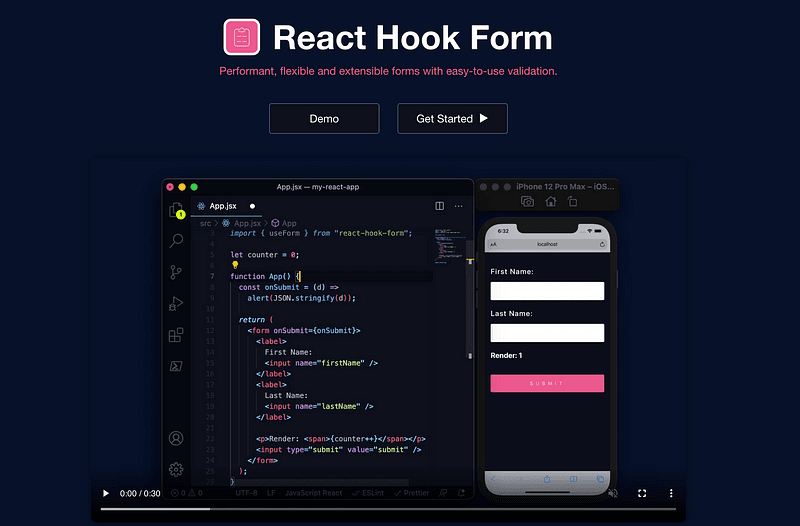Building Forms with React Hook Forms